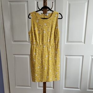 Old Navy Yellow Floral Dress